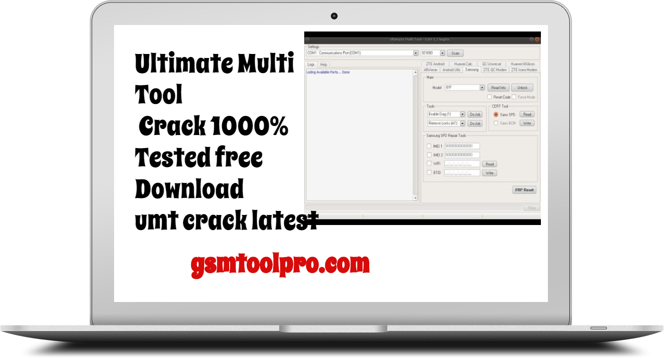 umt ultimate frp tool download for pc